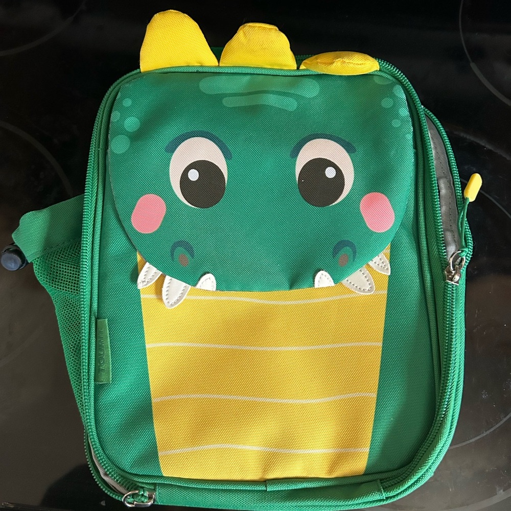 Green and Yellow Dinosaur Lunchbox